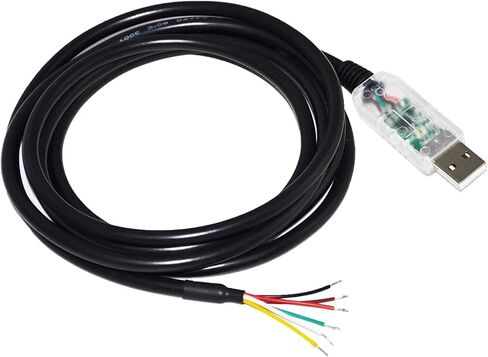 Industrial FT232RL CHIP USB to RS485 Converter 6 CORE 6PIN WE Communication Cable Data A+ B- 120R USB-RS485-WE-5000-BT(5m,Transparent USB Case) in Saudi Arabia
