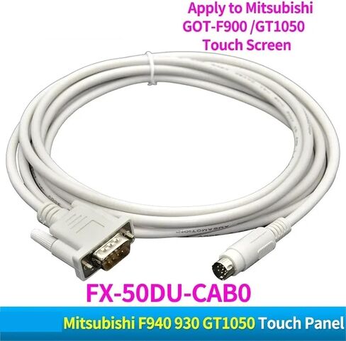 FX-50DU-CAB0 for F940/930/920 Series Touch Screen Connect FX Series PLC GT11 GT15 HMI GT01-C30R4-8P(Gold Plated Version) in Saudi Arabia