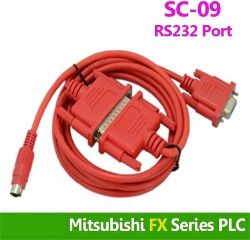 SC-09 Serial RS232 Port مناسب لـ FX/A Series PLC Cable Cable USB-SC09 تنزيل USBSC09 (10M) in Kuwait