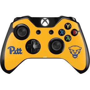 Skinit Decal Gaming Skin Compatible with Xbox One Controller - Officially Licensed College Pitt Panthers Yellow Design