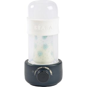 beaba جهاز تسخين زجاجات الأطفال السريع، سخان طعام الأطفال، تركيبة دافئة للرضع وحليب الثدي في دقيقتين فقط، يناسب جميع أحجام زجاجات الأطفال، أساسيات الطفل، سحابة in Kuwait