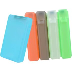 5pcs صندوق حماية القرص الصلب صدمة دائمة حالات القرص الصلبة لاستخدام المنازل في المكتب استخدام التصميم المبتكر حرفي تخزين مريح ضد الخسارة