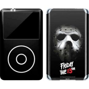 Skinit MeCal MP3 Player Skin متوافق مع iPod Classic (6th Gen) 80GB - Warner Bros Jason Voorhees مرخص رسميًا