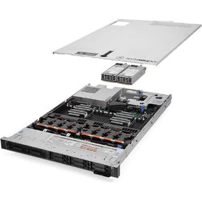 TechMikeNY Server 2X Gold 6248 2.50Ghz 40-Core 128GB RAM PowerEdge R640 (Renewed)