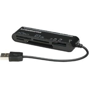 MANHATTAN 80-in-1 Slim Multi-Card Reader/Writer (100762)