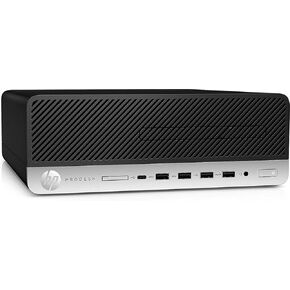 HP ProDesk 600 G4 SFF Desktop Computer, Intel Hexa Core i5-8500 3.0GHz, 16GB DDR4 RAM, 256GB PCIe SSD, Type-C, 2 Display Ports, Keyboard & Mouse, Black, Win 10 Pro (Renewed)