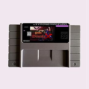 Royal Retro Castlevania Dracula X NTSC 16 Big Gray Game Card for USA الإصدار اللاعب