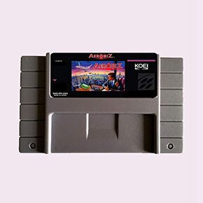 Royal Retro Aerobiz NTSC 16 Big Gray Game Card For USA Version Game Player