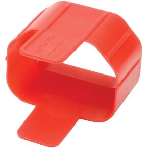 Tripp Lite PLC13RD PDU Plug Lock Connector C14 Power Cord to C13 Outlet, Red - 100 Pack