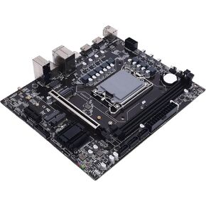 H610 Computer Gaming Motherboard, for LGA 1700 Double Channel Micro ATX Motherboard, DDR4 M.2 Slot SATA3.0 PCIe 4 WiFi Gigabit LAN, Supports for I3 I5 I7 I9 12th 13th 14th Gen