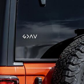 4 Sheets Vinyl Stickers for Car, Rearview Mirror, Laptop & Water Bottles – Christian Car Decals, Jesus Stickers, 'God is Greater Than The Highs and Lows' Religious Gifts, ACOTAR Inspired (GAV)