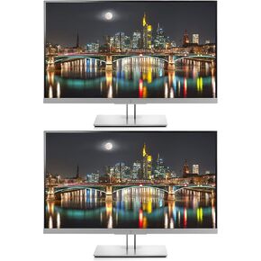 HP Business EliteDisplay E273 27" Screen Full HD LED-Lit Black/Silver Monitor 2-Pack