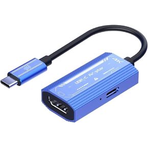 USB-C to HDMI-Compatible Adapter 4K/60Hz PD100W Data Transfer for X*Real/Ro*Kid A*ir AR Glasses for Swi*tch/Stea*m Dec*k/ROG Ally