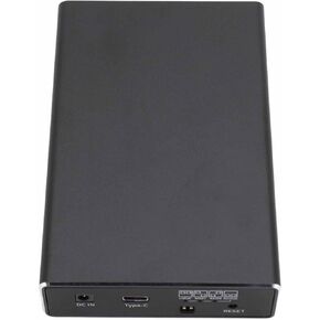 Keenso Dual Bay External Hard Drive Enclosure USB C 10Gbps, 2.5 Inch SSD HDD Enclosure for Gamers, Tool Dual Bay Hard Drive