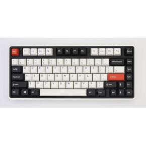 Varmilo Minilo VXH81 Retro TKL Hotswap White LED Double Shot ABS Mechanical Keyboard (Cherry MX Black Clear-Top)