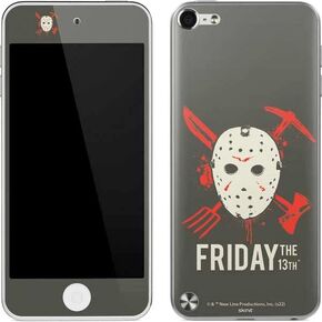 Skinit Decal MP3 Player Skin Compatible with iPod Touch (5th Gen&2012) - Officially Licensed Warner Bros Jason Voorhees Mask Design