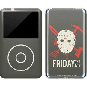 Skinit Decal MP3 Player Skin Compatible with iPod Classic (6th Gen) 80GB - Officially Licensed Warner Bros Jason Voorhees Mask Design