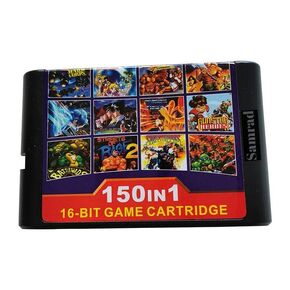Super Card 150 in 1 Multi Cartridge for Sega Genesis Mega Drive 16 Bit Game Console
