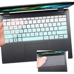 2pcs غطاء لوحة المفاتيح لـ Acer Aspire Vero 14 Av14-52p/52 ، Aspire Go 14 Ag14-31p ، Aspire 5 A514-545G/56M/55 ، Aspire 5 Spin 14 A5SP14-51MTN