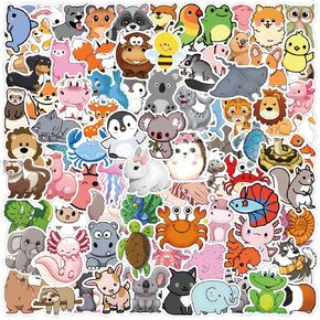 Stickers for Water Bottles,120 PCS Waterproof Vinyl Animal Stickers for Kids, Skateboard,Laptop Sticker for Girls Boys Classroom Prizes
