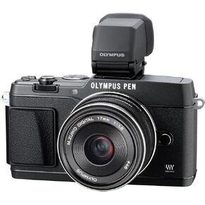 OM SYSTEM OLYMPUS E-P5 16.1 MP Mirrorless Digital Camera with 3-Inch LCD- Body Only (Silver with Black Trim)