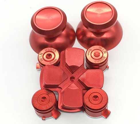 Yanhao [أجزاء ألعاب الفيديو] لـ Dualshock 4 PS4 Pro Slim Controller Red Metal Tenslog Sticks Aluminium DPAD Action Futons لـ PlayStation 4 Gamepad [استبدال] (اللون: أرجواني) in Saudi Arabia