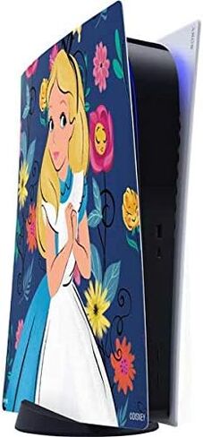 Skinit Skinit Gaming Gaming Skin متوافق مع وحدة التحكم في الإصدار الرقمي PS5 - Disney Alice Disney Alice مرخص رسميًا in Kuwait