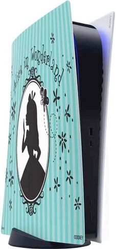 Skinit Skinit Gaming Gaming Skin متوافق مع وحدة التحكم في الإصدار الرقمي PS5 - Disney Alice Disney Alice مرخص رسميًا in Kuwait
