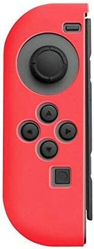 Replacement Silicone Cover Skins Anti Slip Case Accessories for Nintendo Switch Joy-Con Controller (Red) in Saudi Arabia