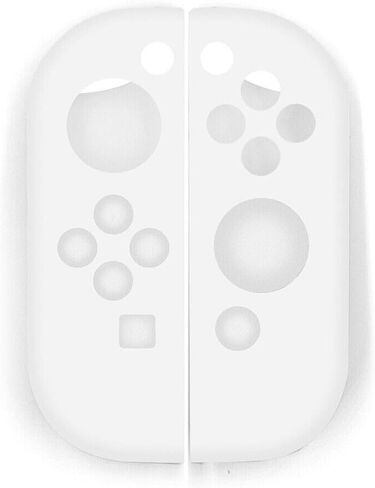 Replacement Silicone Cover Skins Anti Slip Case Accessories for Nintendo Switch Joy-Con Controller (Red) in Saudi Arabia