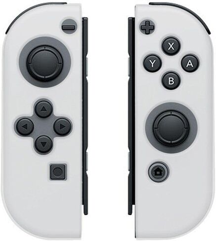 Replacement Silicone Cover Skins Anti Slip Case Accessories for Nintendo Switch Joy-Con Controller (Red) in Saudi Arabia