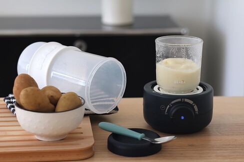 beaba جهاز تسخين زجاجات الأطفال السريع، سخان طعام الأطفال، تركيبة دافئة للرضع وحليب الثدي في دقيقتين فقط، يناسب جميع أحجام زجاجات الأطفال، أساسيات الطفل، سحابة in Kuwait