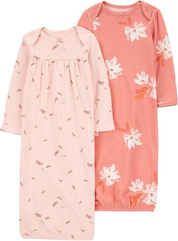 Carter's Baby Girls 2-pk Sleeper Gowns in Saudi Arabia