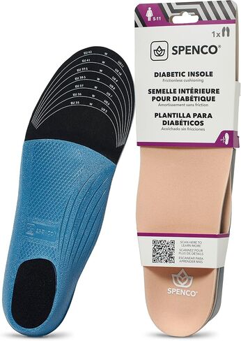 Spenco Diabetic Insole Trim to Fit for Cushioning, Reduced Friction, Foot discomfort and All Day Comfort in Saudi Arabia