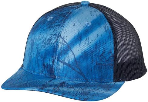 Tropic Hats Embroidered Bluefin Tuna 6 Panel Fishing Trucker Snapback Cap in Saudi Arabia