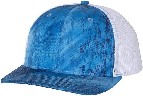 Tropic Hats Embroidered Bluefin Tuna 6 Panel Fishing Trucker Snapback Cap in Saudi Arabia