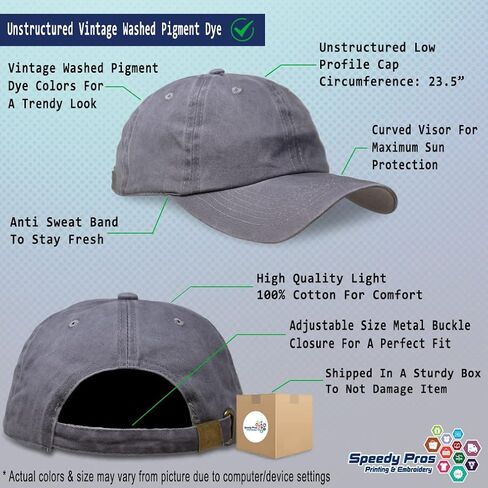 Speedy Pros Soft Washed Baseball Cap Shut up & Fish Cotton Dad Hats for Men & Women in Saudi Arabia