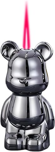 Cute Lighter Windproof Refillable with Adjustable Flame,Unique Keychain Design,for Women and College Students Perfect for Birthdays Gift Lighters（No Butane Fuel） (#1) in Saudi Arabia