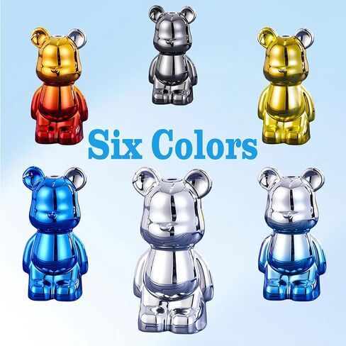 Cute Lighter Windproof Refillable with Adjustable Flame,Unique Keychain Design,for Women and College Students Perfect for Birthdays Gift Lighters（No Butane Fuel） (#1) in Saudi Arabia