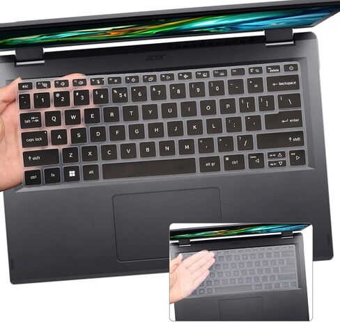 2pcs غطاء لوحة المفاتيح لـ Acer Aspire Vero 14 Av14-52p/52 ، Aspire Go 14 Ag14-31p ، Aspire 5 A514-545G/56M/55 ، Aspire 5 Spin 14 A5SP14-51MTN in Kuwait