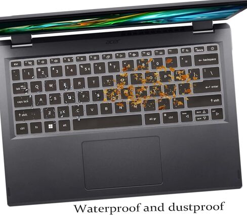 2pcs غطاء لوحة المفاتيح لـ Acer Aspire Vero 14 Av14-52p/52 ، Aspire Go 14 Ag14-31p ، Aspire 5 A514-545G/56M/55 ، Aspire 5 Spin 14 A5SP14-51MTN in Kuwait
