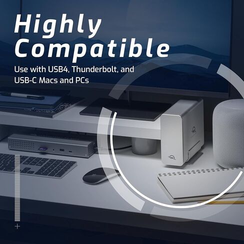 OWC Express 4M2 Four-Slot USB4 (40Gb/s) External Storage Enclosure for NVMe M.2 2230/2242 / 2280 SSDs (Enclosure with SoftRAID) in Saudi Arabia