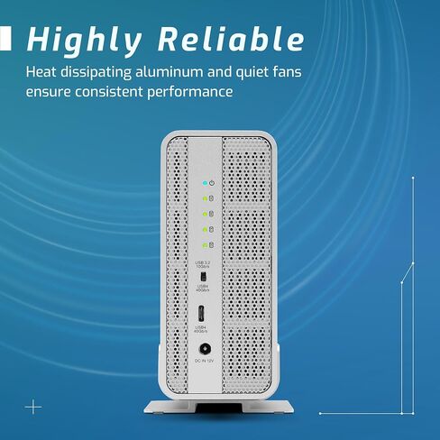 OWC Express 4M2 Four-Slot USB4 (40Gb/s) External Storage Enclosure for NVMe M.2 2230/2242 / 2280 SSDs (Enclosure with SoftRAID) in Saudi Arabia