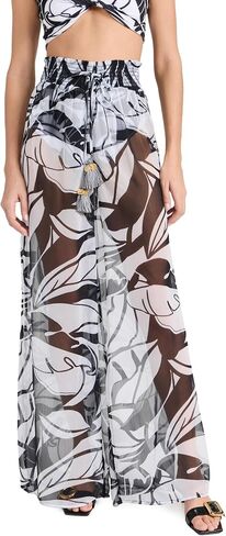 Ramy Brook Women's Standard Haley Wide Leg Printed Pant in Saudi Arabia