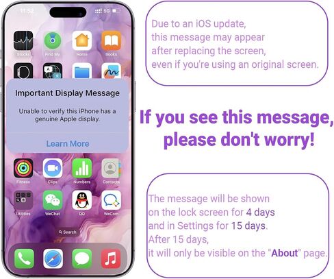 for iPhone 15 Pro Max Screen Replacement, 6.7''LCD COF Display and Touch Digitizer Full Assembly with Repair Tool Kits, Screen Protector (Model A2849, A3105, A3106, A3108) in Saudi Arabia