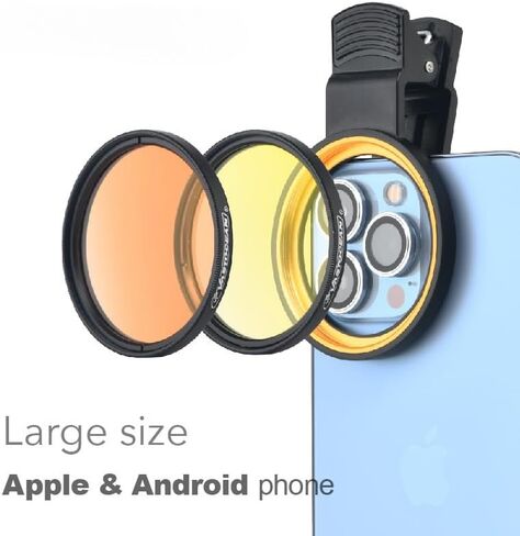 Marine Tank Filter Saltwater Coral Tank Photo de-Blue Light Macro Photography God Lens Cell Phone Clip (for Apple & andriod Phone) in Saudi Arabia