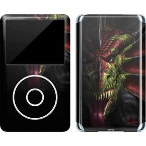 Skinit Decal MP3 Player Skin Compatible with iPod Classic (6th Gen) 80GB - Originally Designed Lair of Shadows Dragon Design