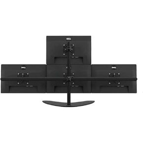 DL-HM104 Desktop Stand Full Motion 360 Four Monitor Holder 10"-24" LCD Monitor Mount Arm Loading 9.9kgs Big Base Stand(DL-HM104II)