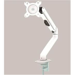 DL-G02 17"-27" Retractable Long Arm Mechanic Spring Monitor Desktop Stand Mount 2-7kg 100x100 75x75(White)