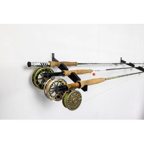 Fishing Rod Holder: Triple Wall (Black)